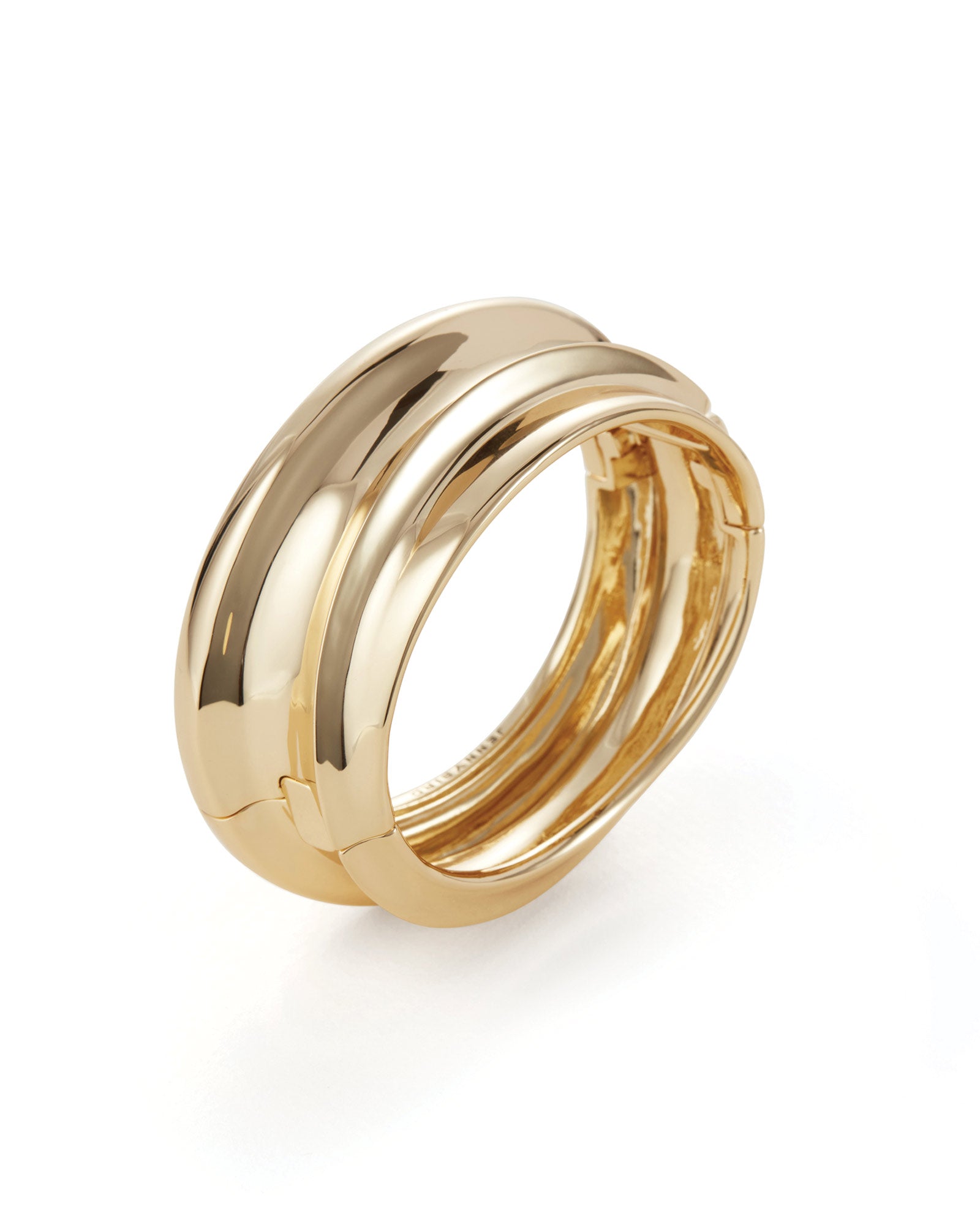 Lennon Mega Bangle Gold Tone Dipped