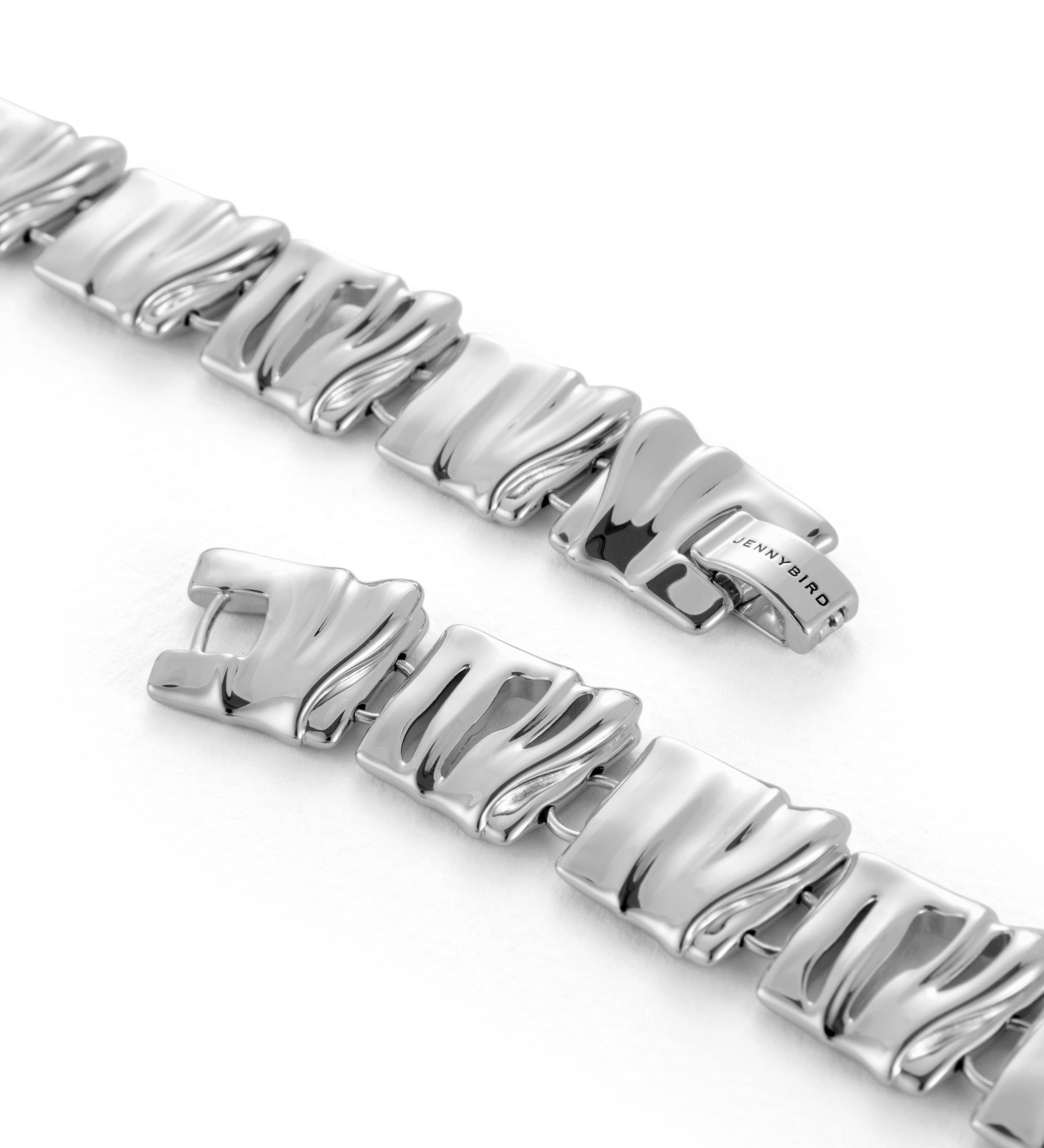 Sundra Collar Silver Dipped Brass