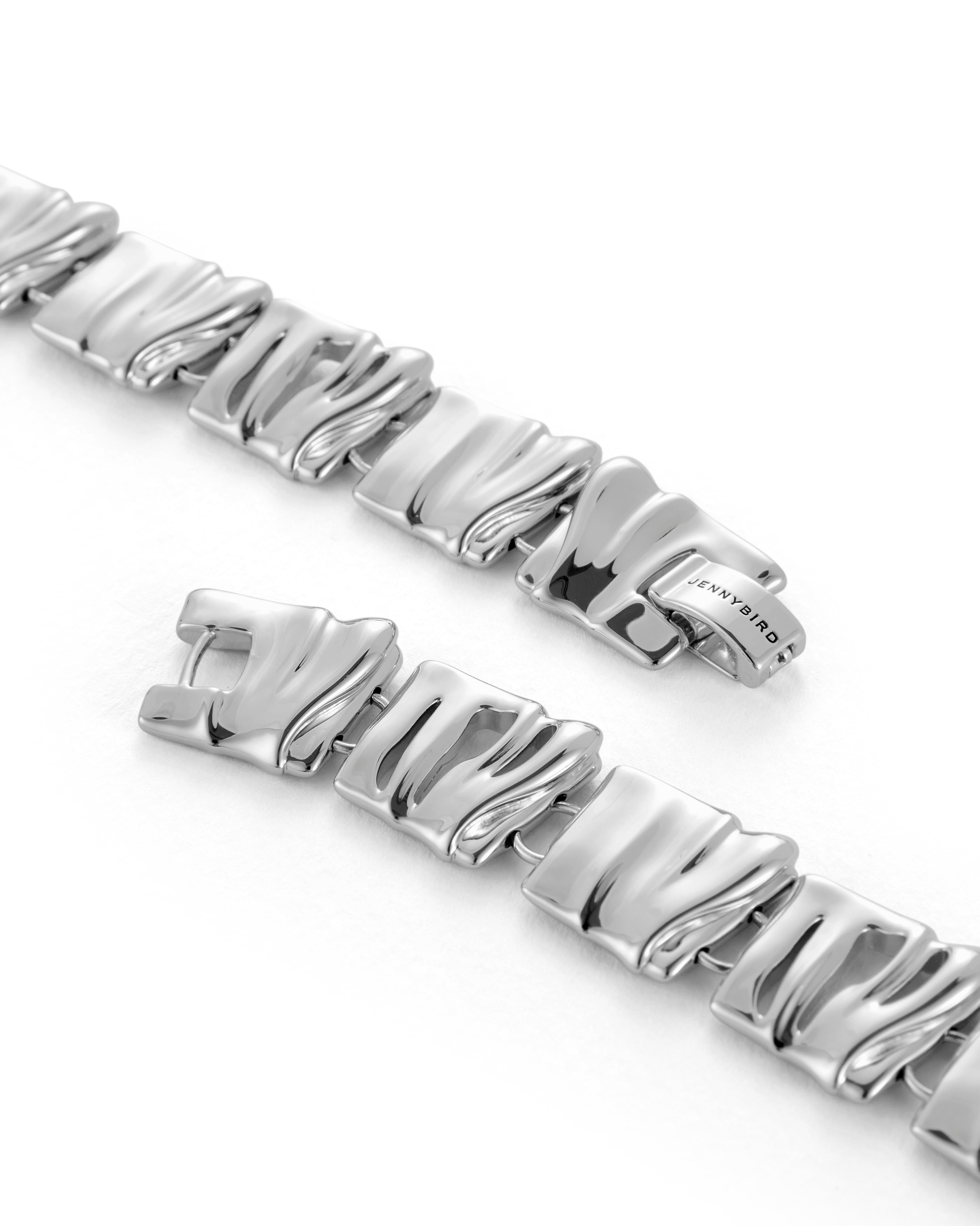 Sundra Collar Silver Dipped Brass