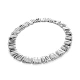Sundra Collar Silver Dipped Brass