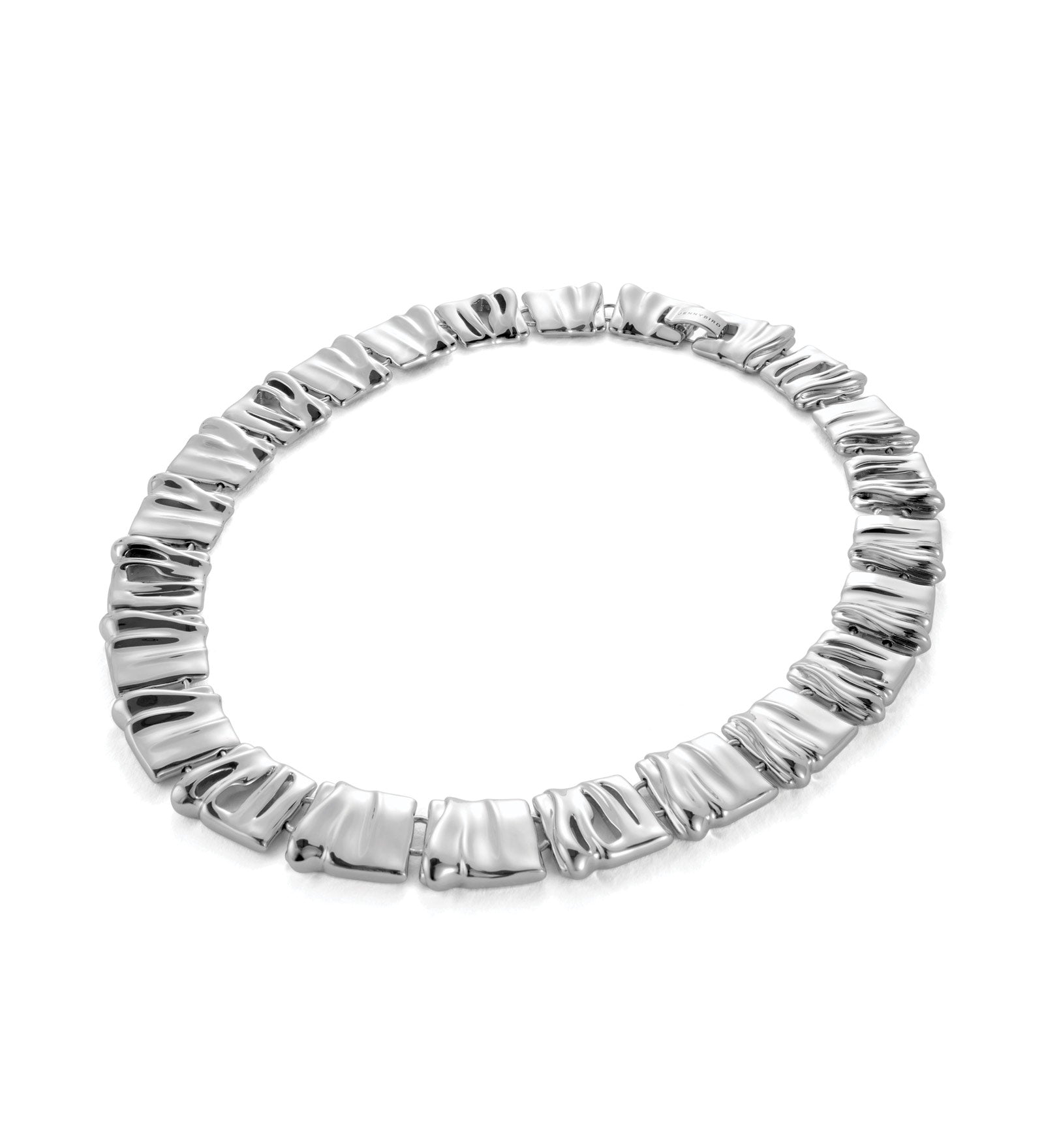 Sundra Collar Silver Dipped Brass
