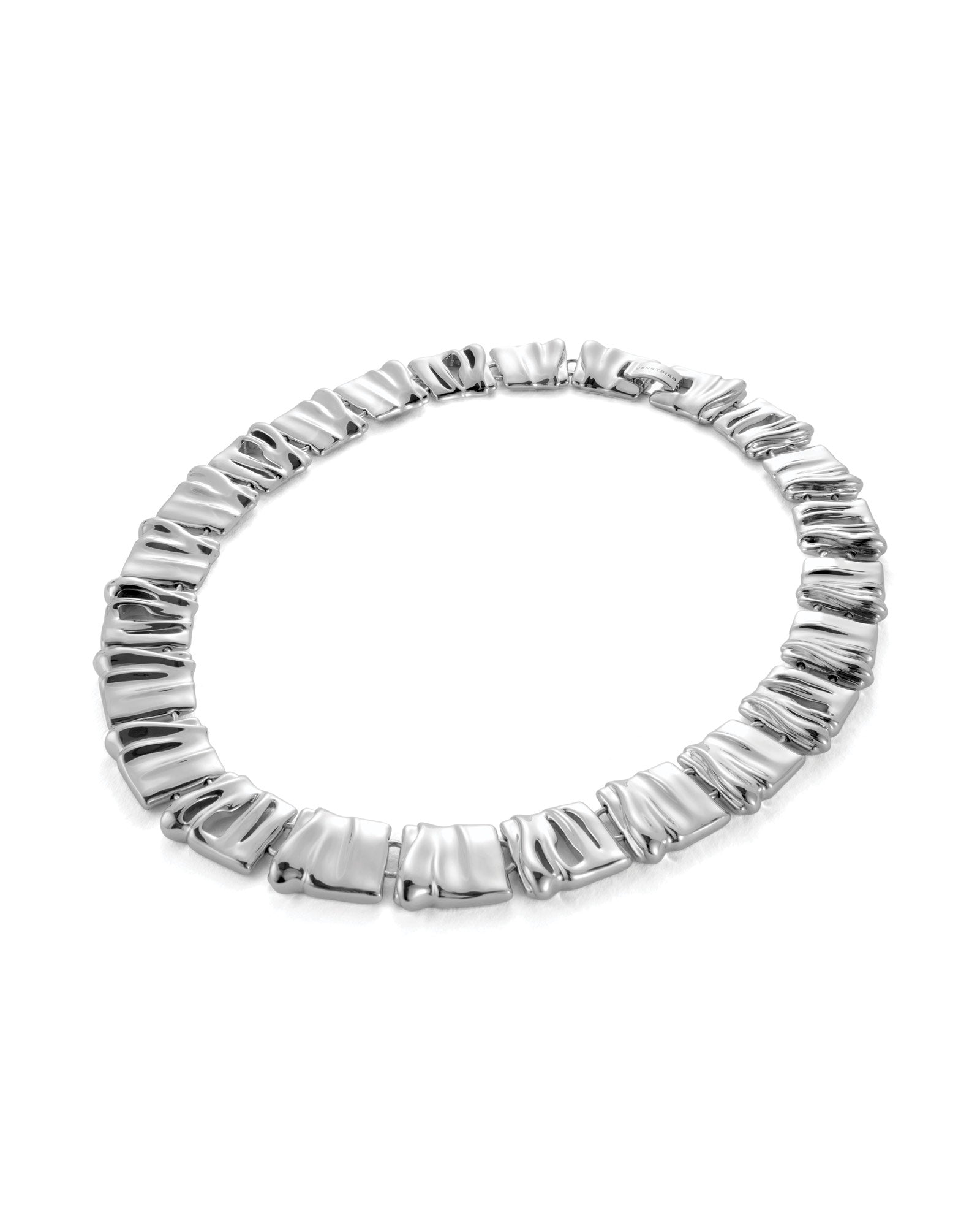 Sundra Collar Silver Dipped Brass
