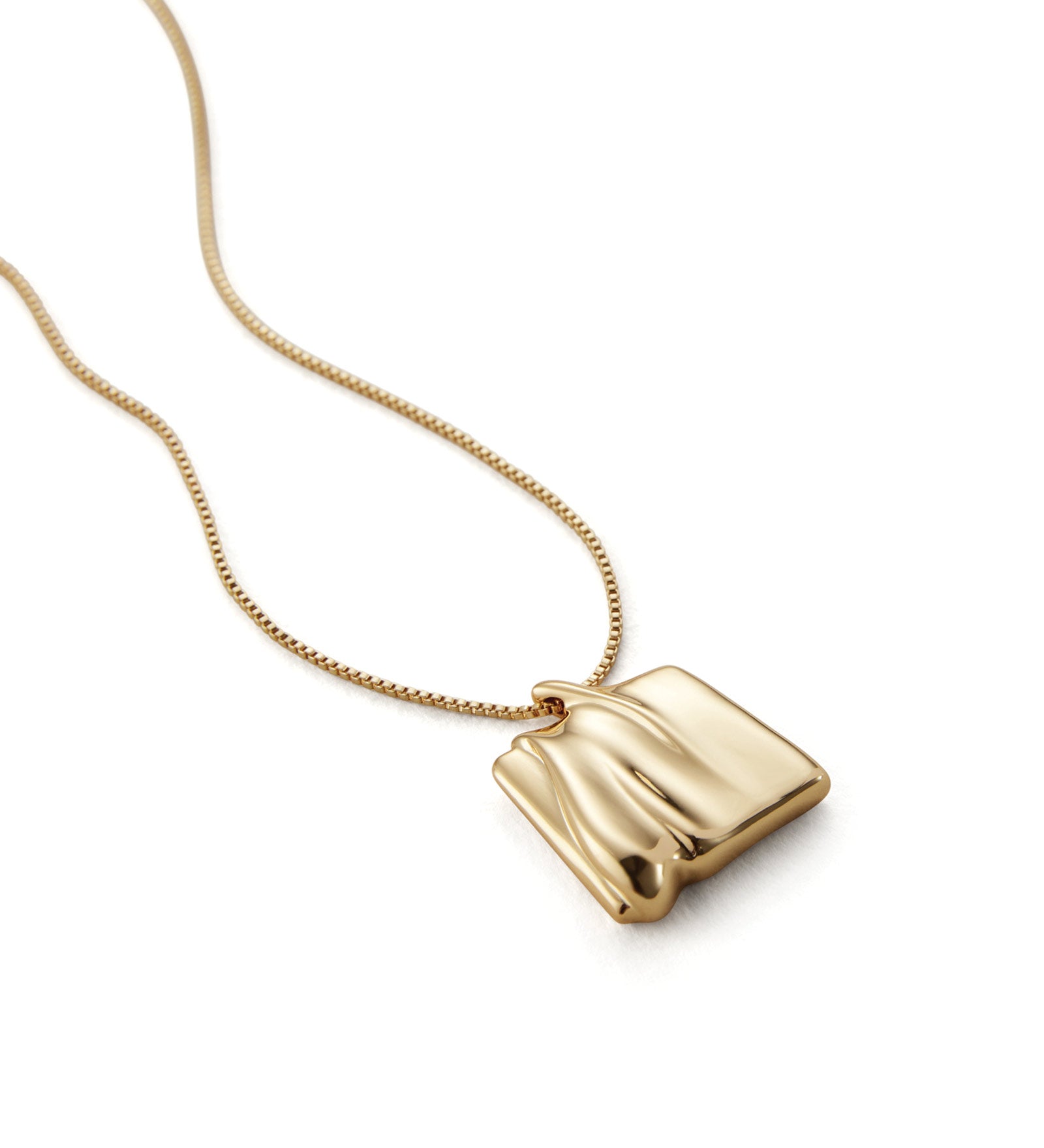 Sundra Pendant Necklace 14k Gold Dipped Brass