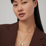 Sundra Pendant Necklace 14k Gold Dipped Brass