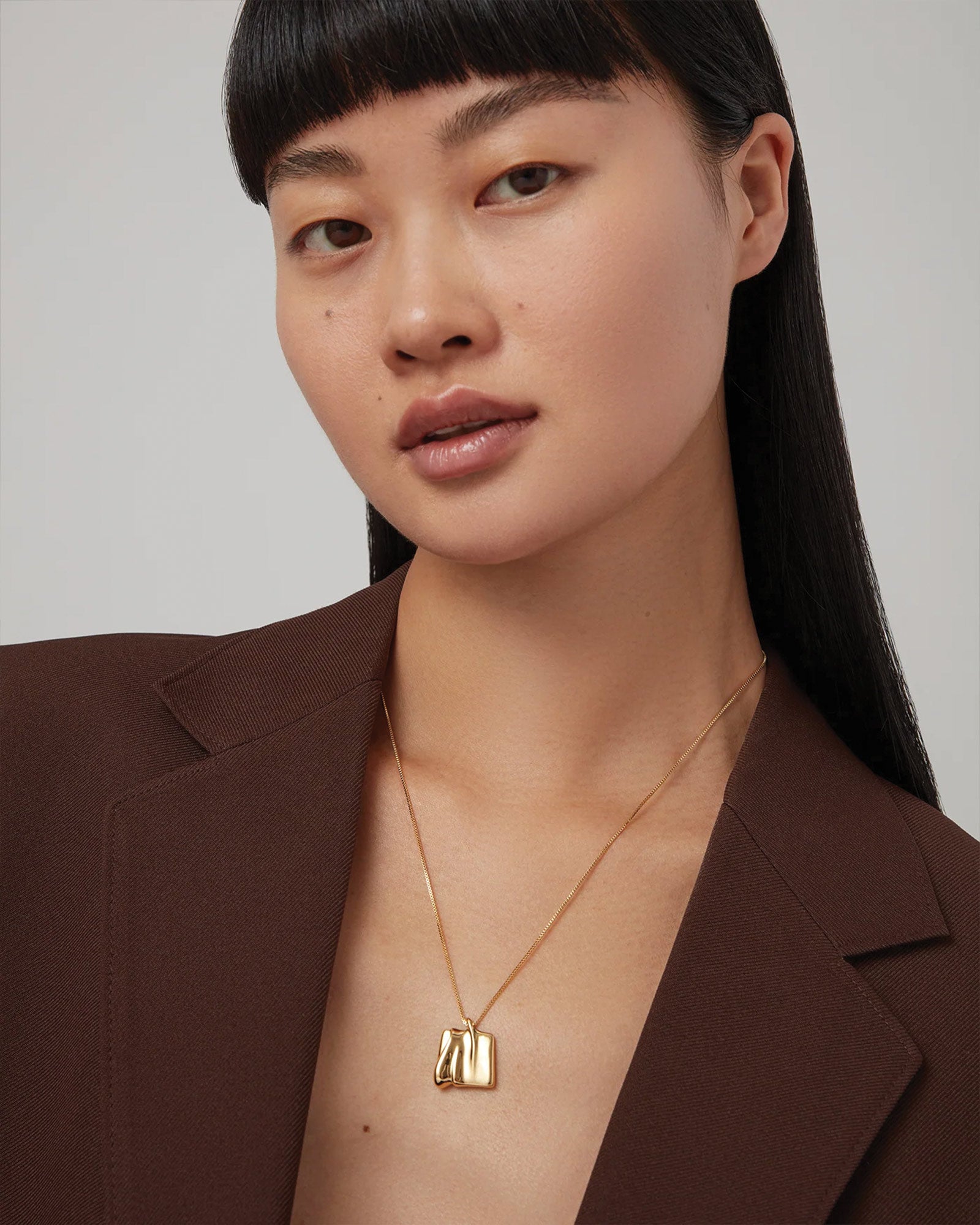Sundra Pendant Necklace 14k Gold Dipped Brass