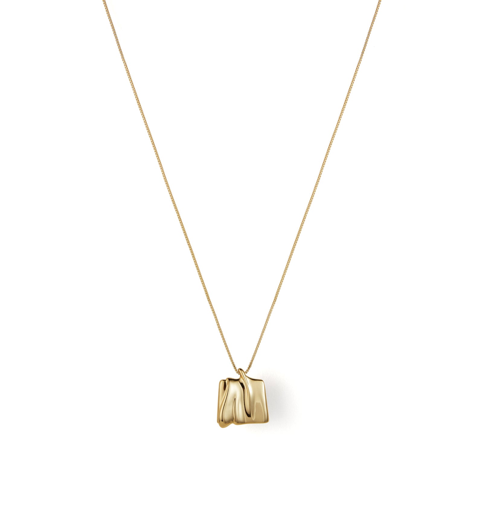 Sundra Pendant Necklace 14k Gold Dipped Brass