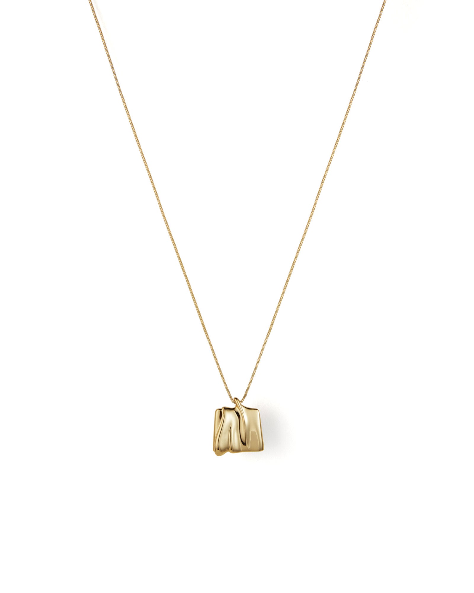 Sundra Pendant Necklace 14k Gold Dipped Brass