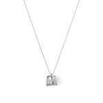 Sundra Pendant Necklace Silver Dipped Brass