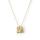 Sundra Pendant Necklace Large 14k Gold Dipped Brass