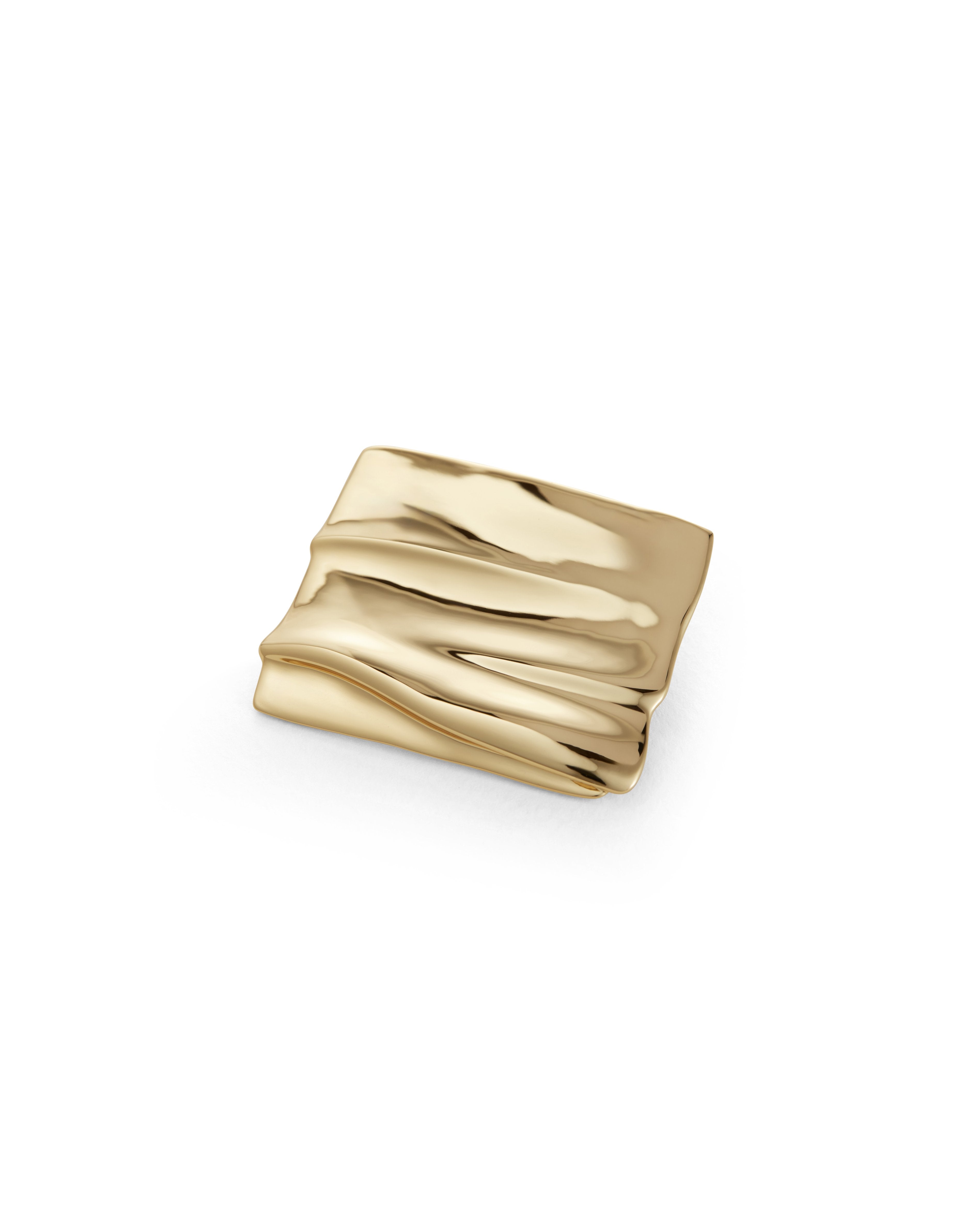 Sundra Brooch 14k Gold Dipped Brass