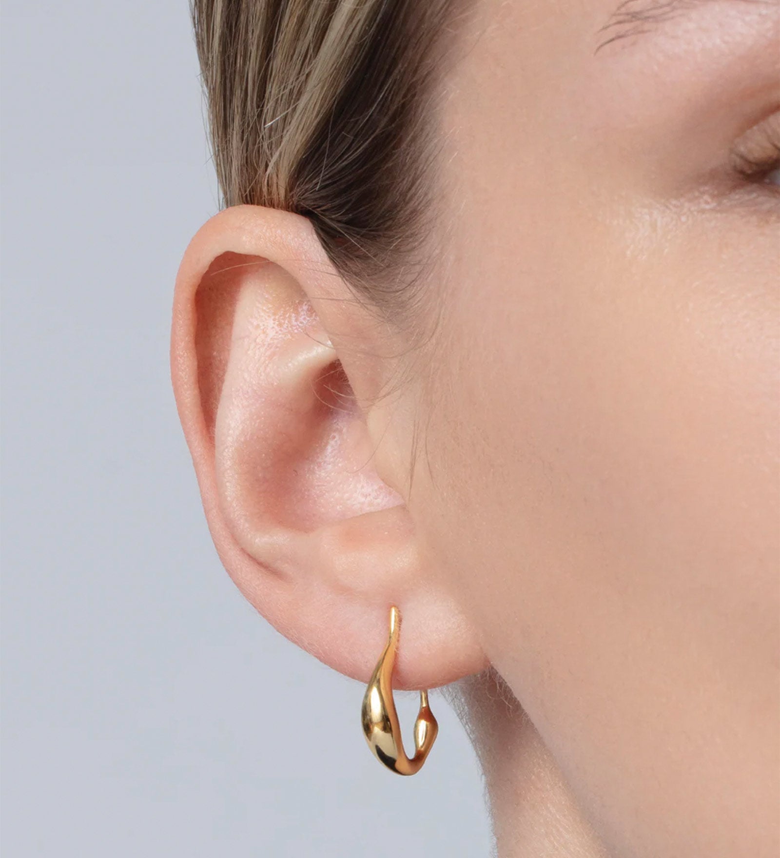 Jenny Bird-Mini Colette Hoop Earrings-Earrings-Blue Ruby Jewellery-Vancouver Canada