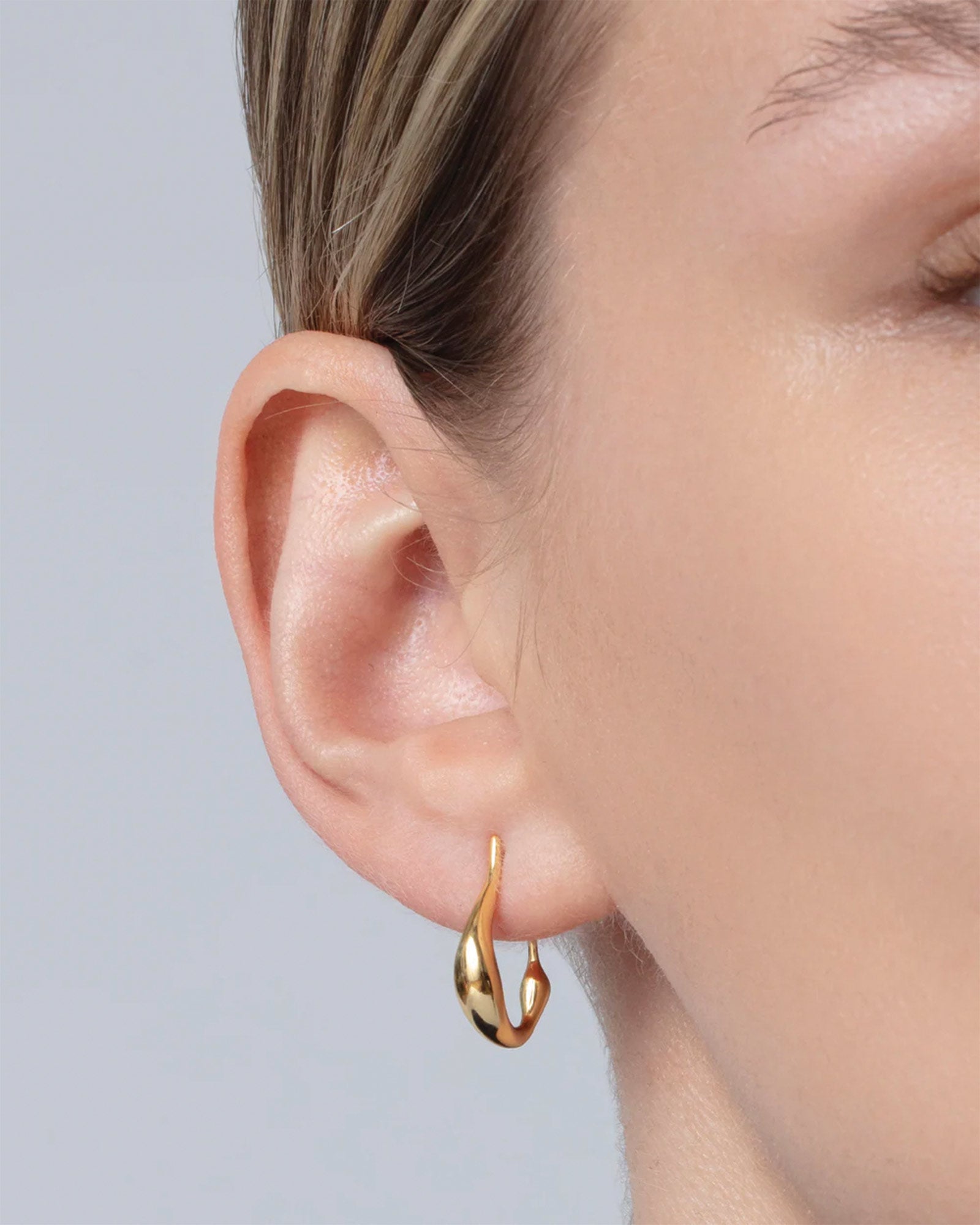 Jenny Bird-Mini Colette Hoop Earrings-Earrings-Blue Ruby Jewellery-Vancouver Canada
