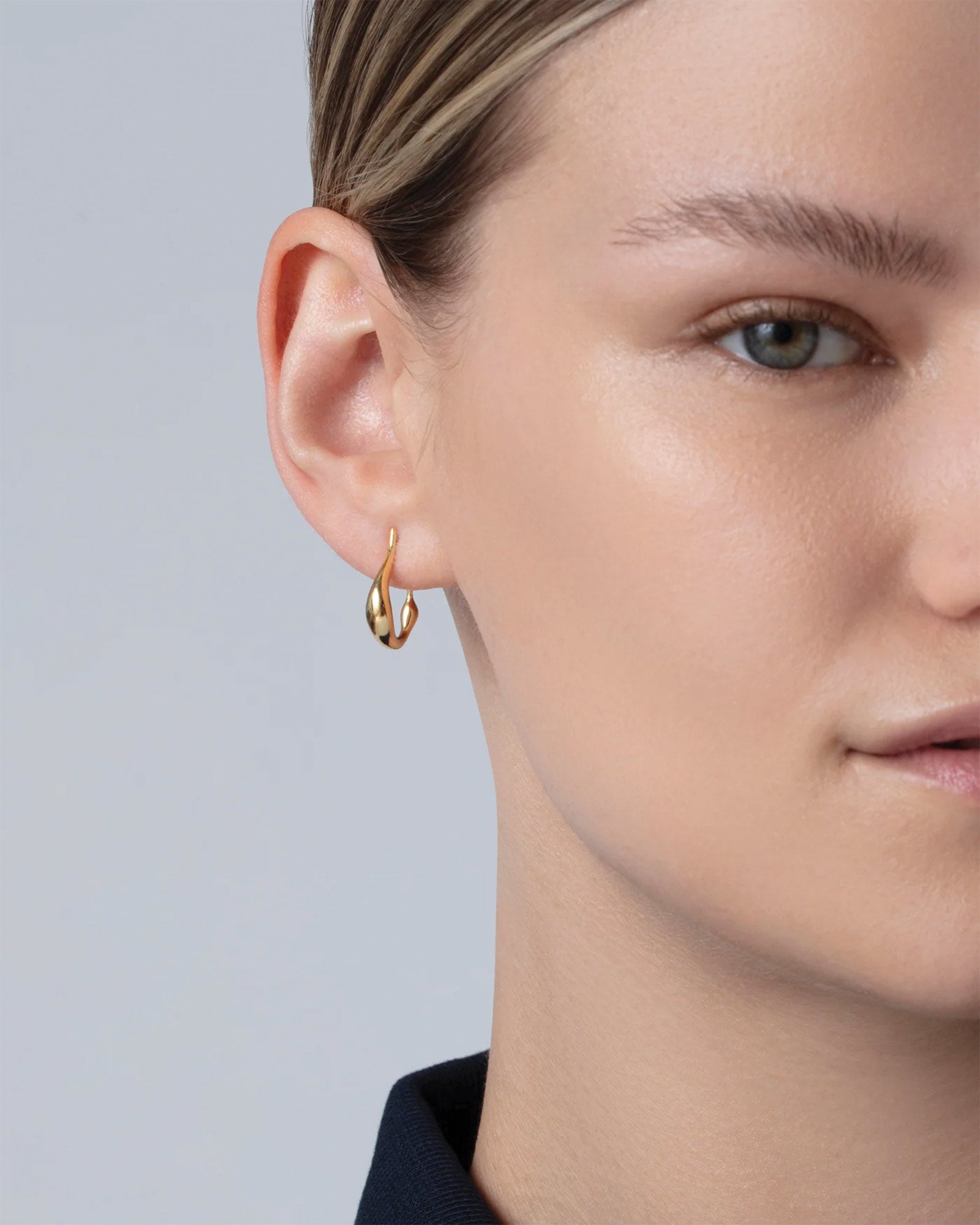 Jenny Bird-Mini Colette Hoop Earrings-Earrings-Blue Ruby Jewellery-Vancouver Canada