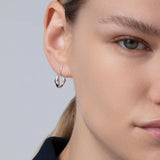Jenny Bird-Mini Colette Hoop Earrings-Earrings-Blue Ruby Jewellery-Vancouver Canada
