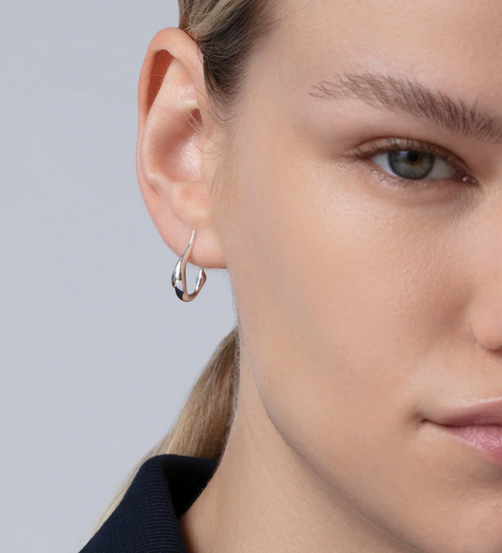 Jenny Bird-Mini Colette Hoop Earrings-Earrings-Blue Ruby Jewellery-Vancouver Canada