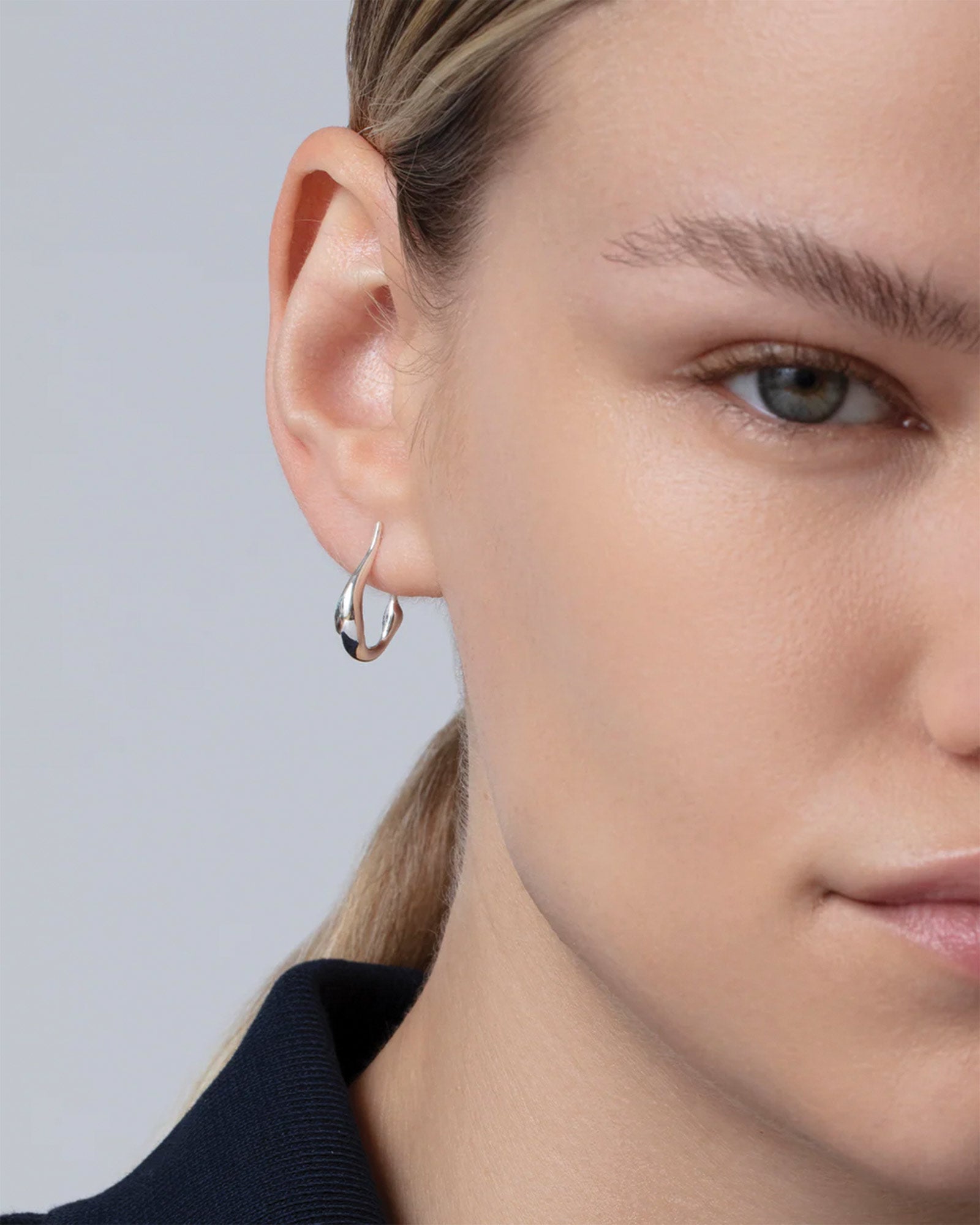 Jenny Bird-Mini Colette Hoop Earrings-Earrings-Blue Ruby Jewellery-Vancouver Canada