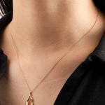 Jenny Bird-Mini Egret Pendant Necklace-Necklaces-Blue Ruby Jewellery-Vancouver Canada