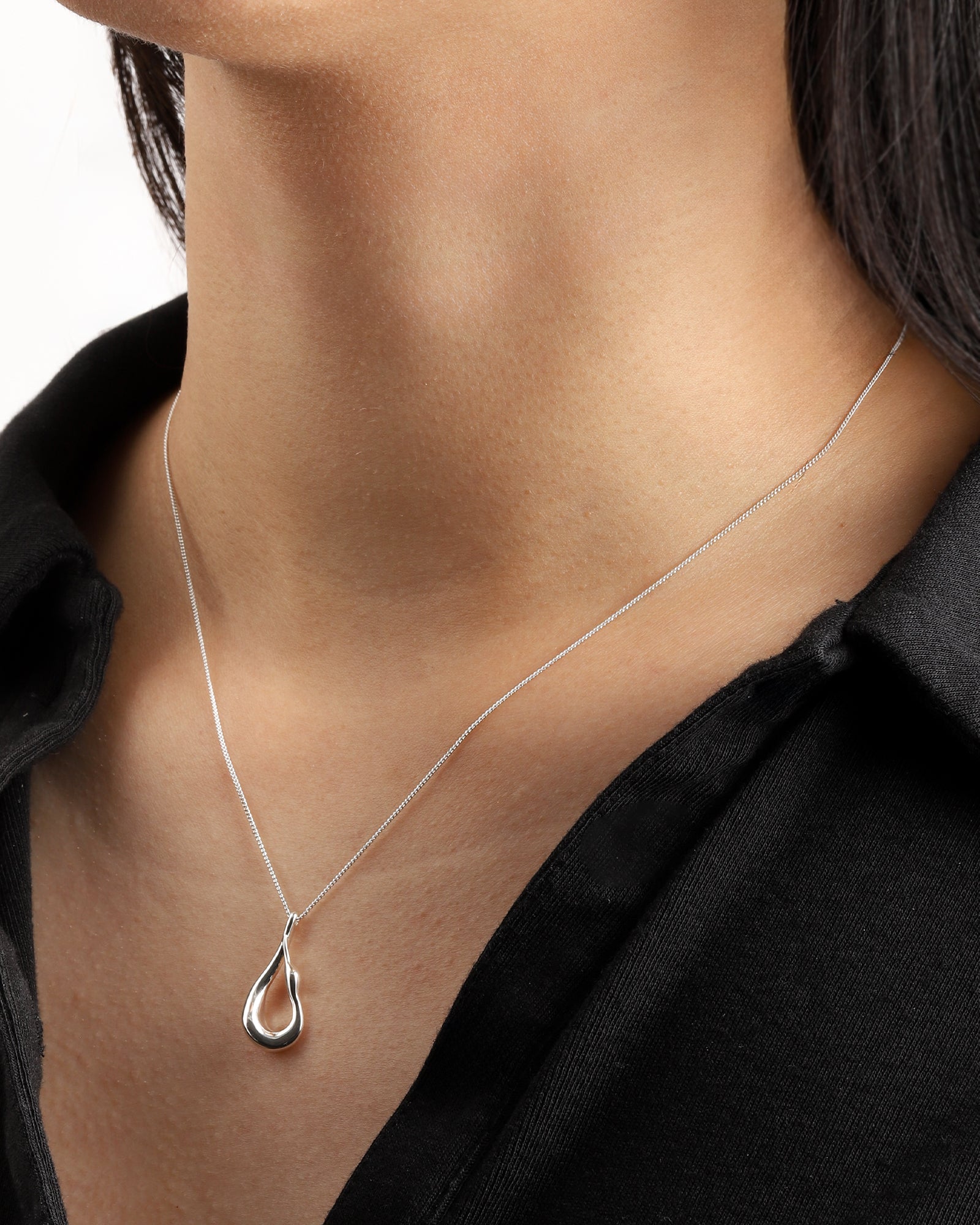 Jenny Bird-Mini Egret Pendant Necklace-Necklaces-Blue Ruby Jewellery-Vancouver Canada