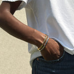 Remi Bangle 14k Gold Plated / MED