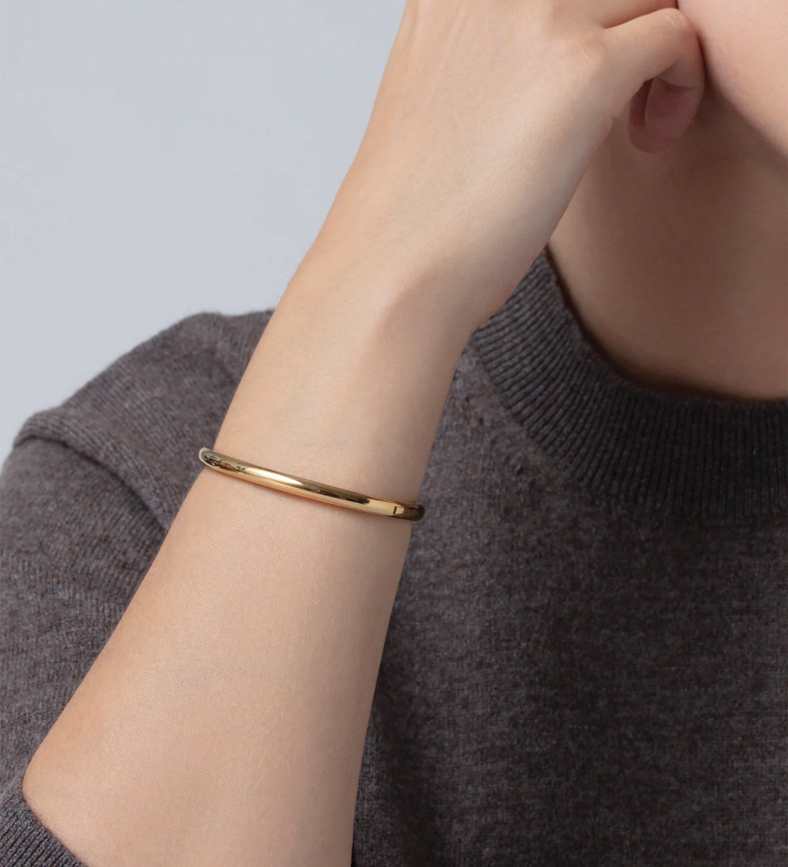 Remi Bangle 14k Gold Plated / MED