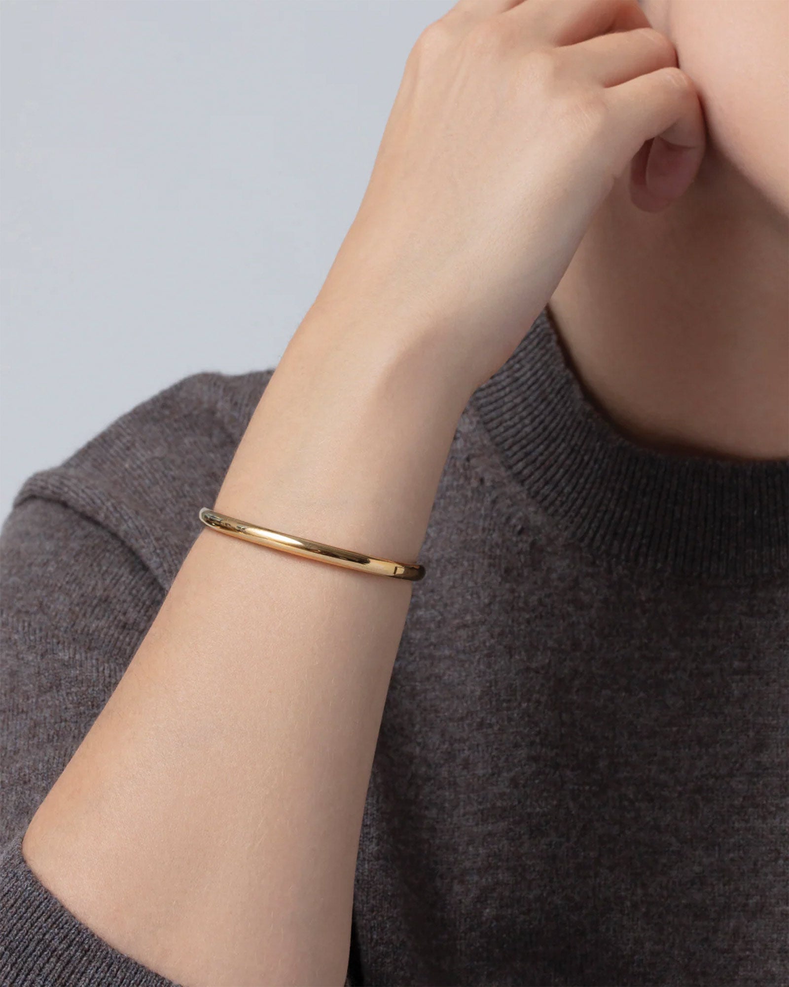 Remi Bangle 14k Gold Plated / MED