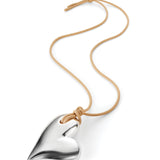 Jenny Bird-Mega Art Heart On A String Necklace-Necklaces-Blue Ruby Jewellery-Vancouver Canada