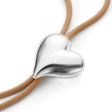 Jenny Bird-Art Heart Bolo Tie-Necklaces-Blue Ruby Jewellery-Vancouver Canada