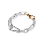 Jenny Bird-Padlock Heart Chain Bracelet-Bracelets-Blue Ruby Jewellery-Vancouver Canada