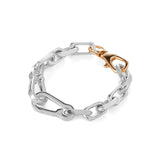 Jenny Bird-Padlock Heart Chain Bracelet-Bracelets-Blue Ruby Jewellery-Vancouver Canada