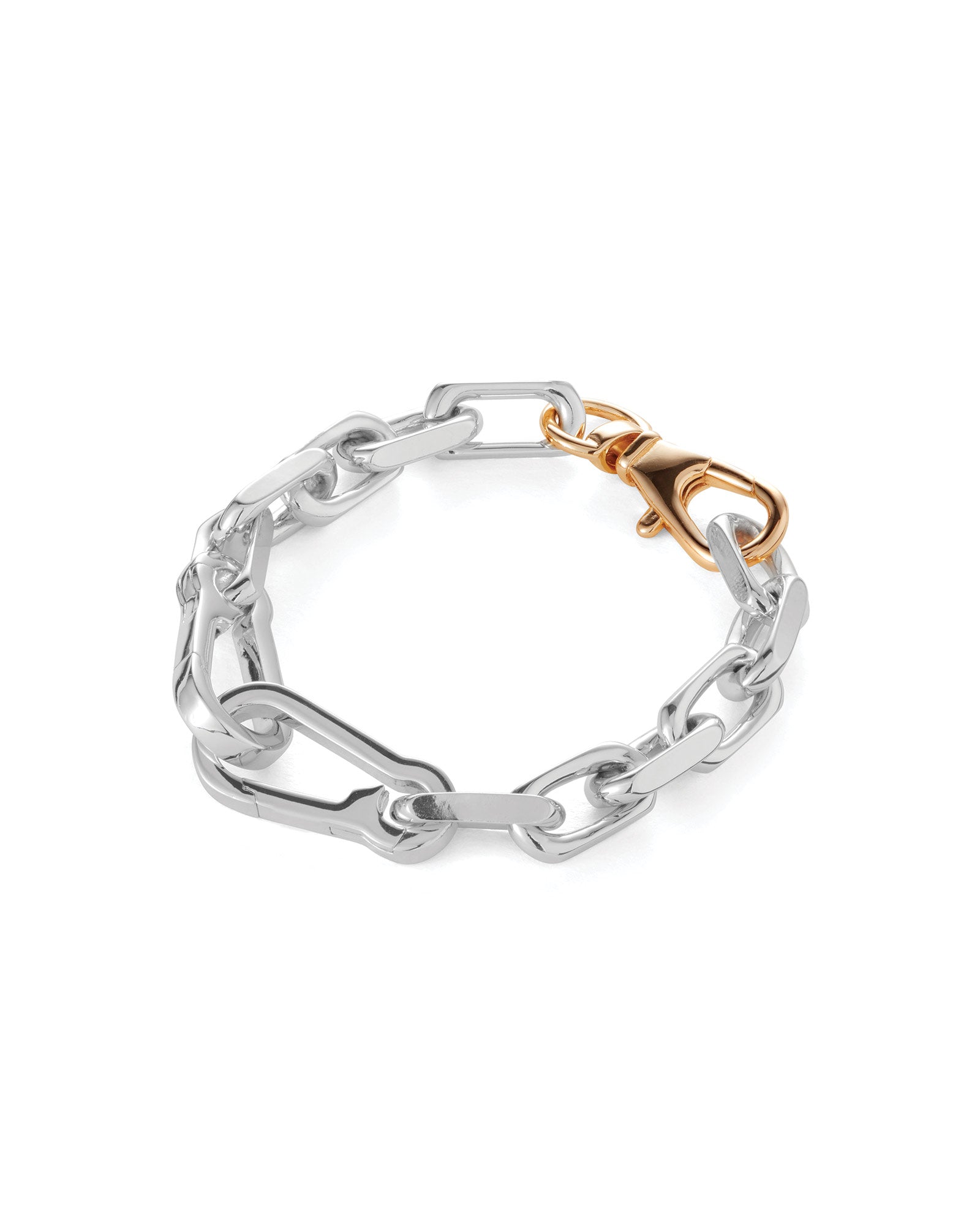 Jenny Bird-Padlock Heart Chain Bracelet-Bracelets-Blue Ruby Jewellery-Vancouver Canada