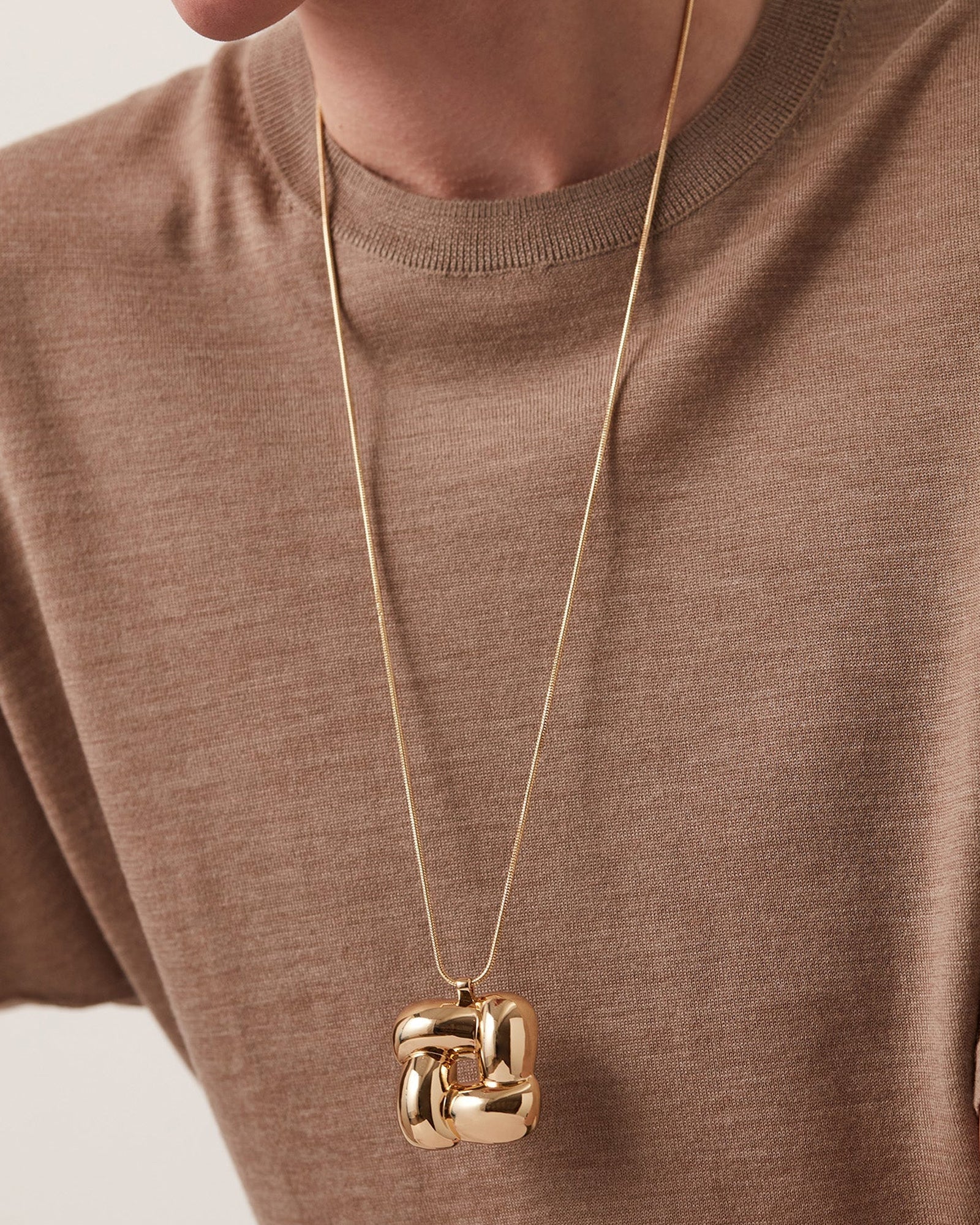 Jenny Bird-Woven Square Pendant Necklace-Necklaces-Blue Ruby Jewellery-Vancouver Canada