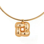 Jenny Bird-Woven Square Collar-Necklaces-Blue Ruby Jewellery-Vancouver Canada