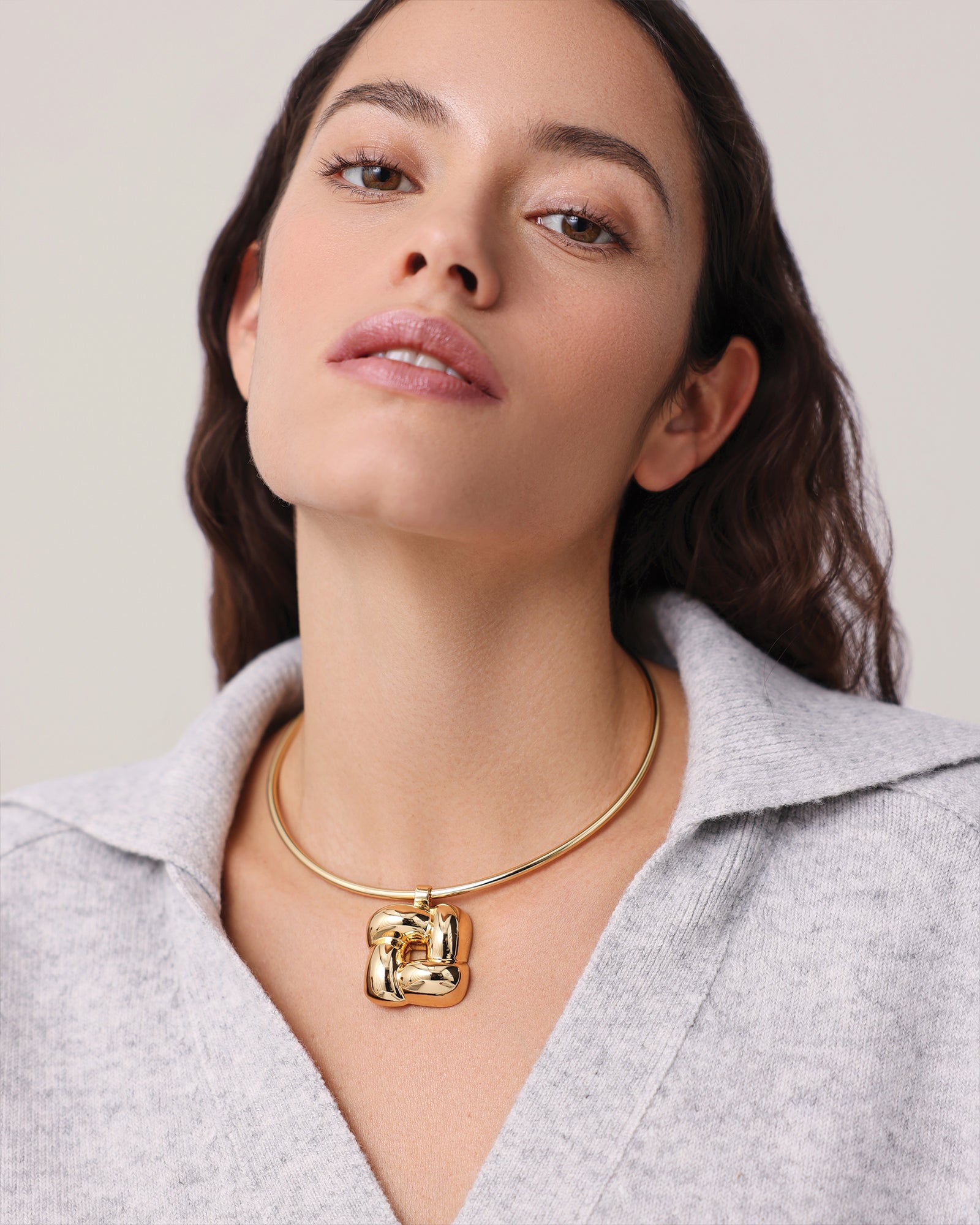 Jenny Bird-Woven Square Collar-Necklaces-Blue Ruby Jewellery-Vancouver Canada