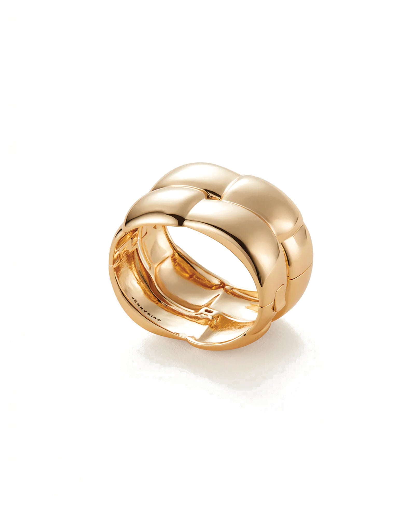 Jenny Bird-Mega Woven Square Bangle-Bracelets-Blue Ruby Jewellery-Vancouver Canada