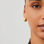 Jenny Bird-Small Nelle Hoops-Earrings-Blue Ruby Jewellery-Vancouver Canada