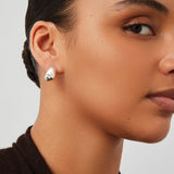 Jenny Bird-Small Nelle Hoops-Earrings-Blue Ruby Jewellery-Vancouver Canada