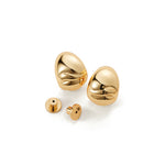 Nelle Hoops 14k Gold Dipped Brass