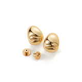 Nelle Hoops 14k Gold Dipped Brass