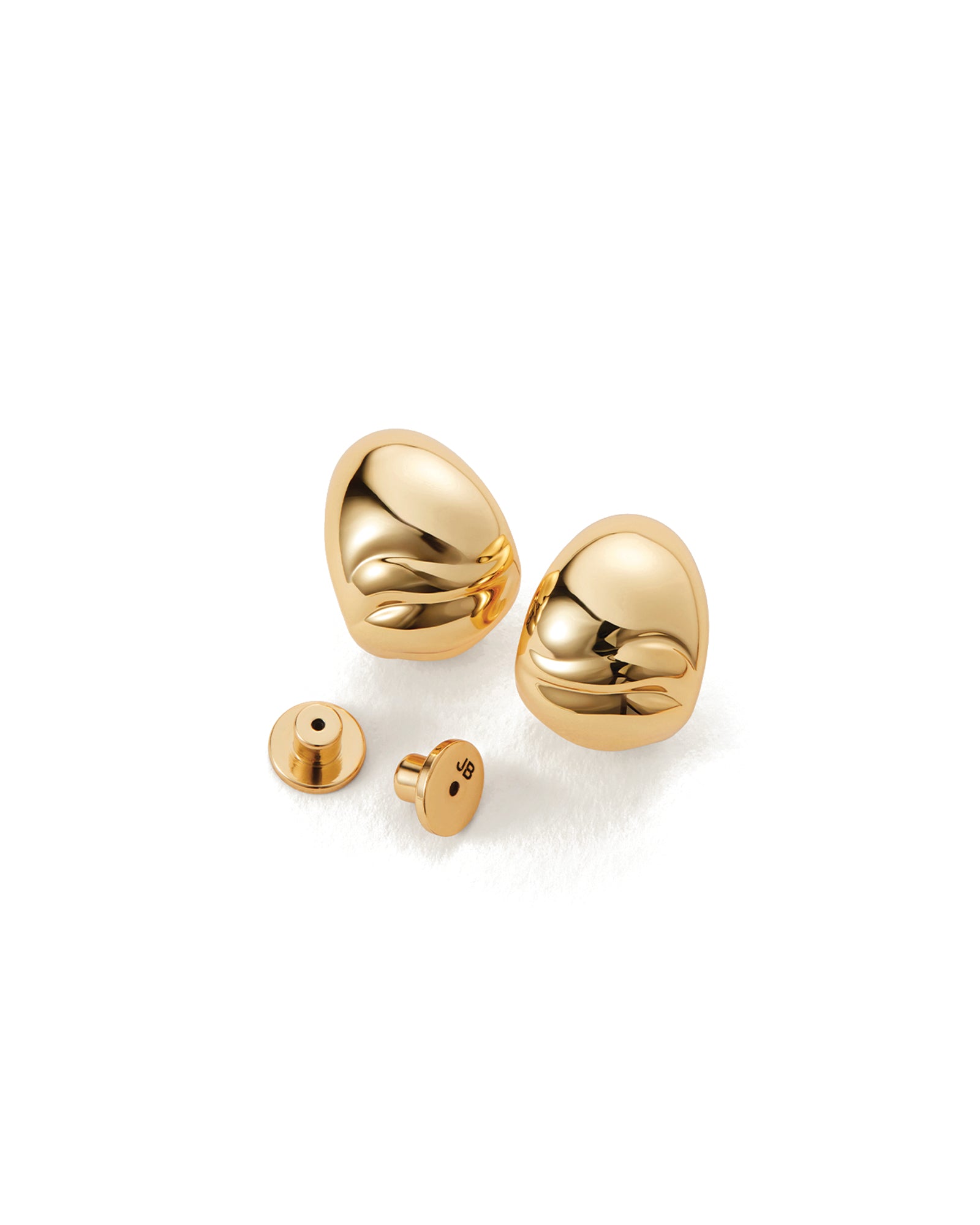 Nelle Hoops 14k Gold Dipped Brass
