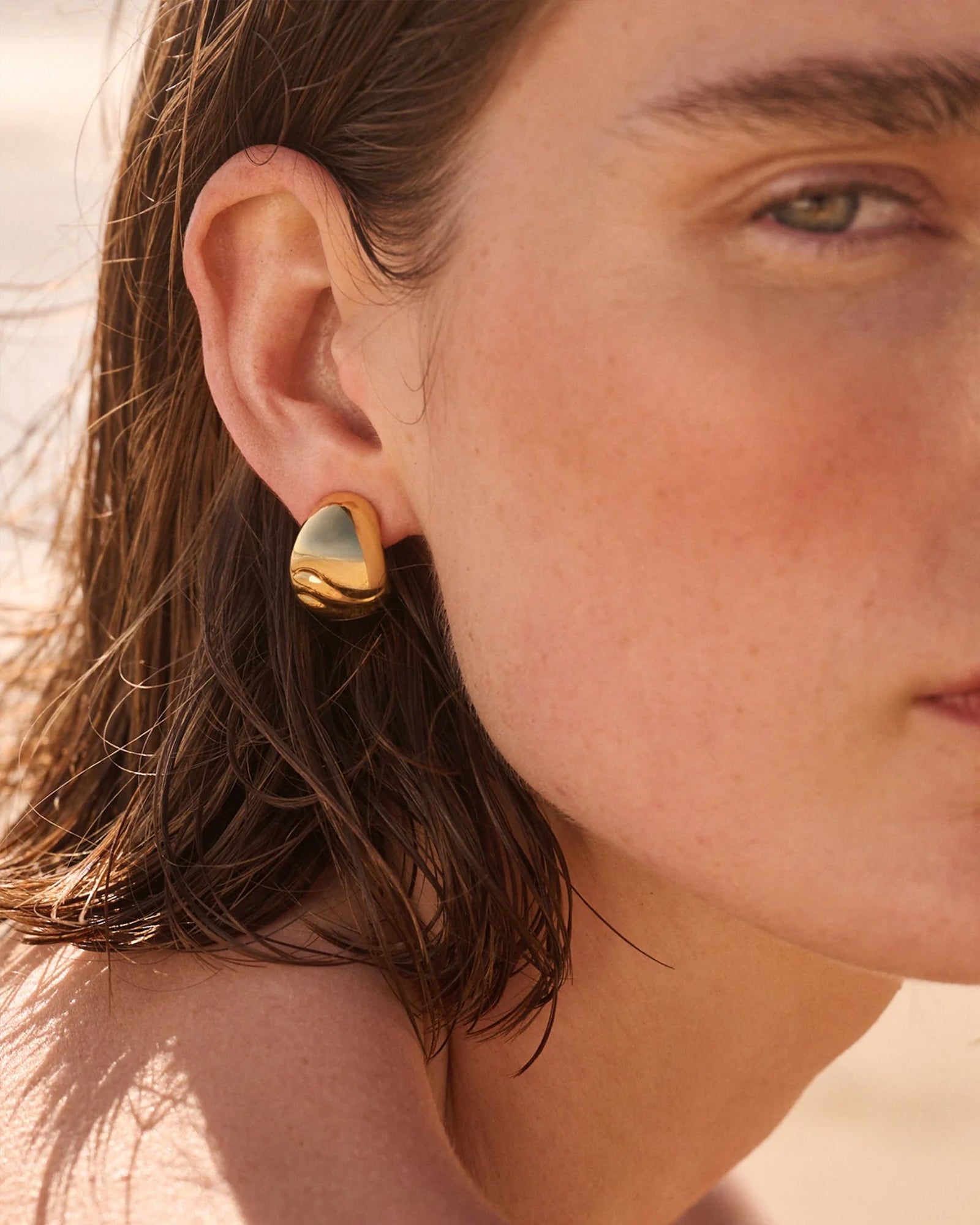 Jenny Bird-Nelle Hoops-Earrings-Blue Ruby Jewellery-Vancouver Canada