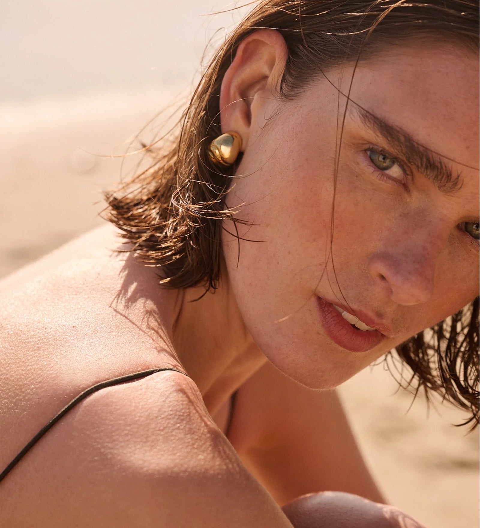 Jenny Bird-Nelle Hoops-Earrings-Blue Ruby Jewellery-Vancouver Canada