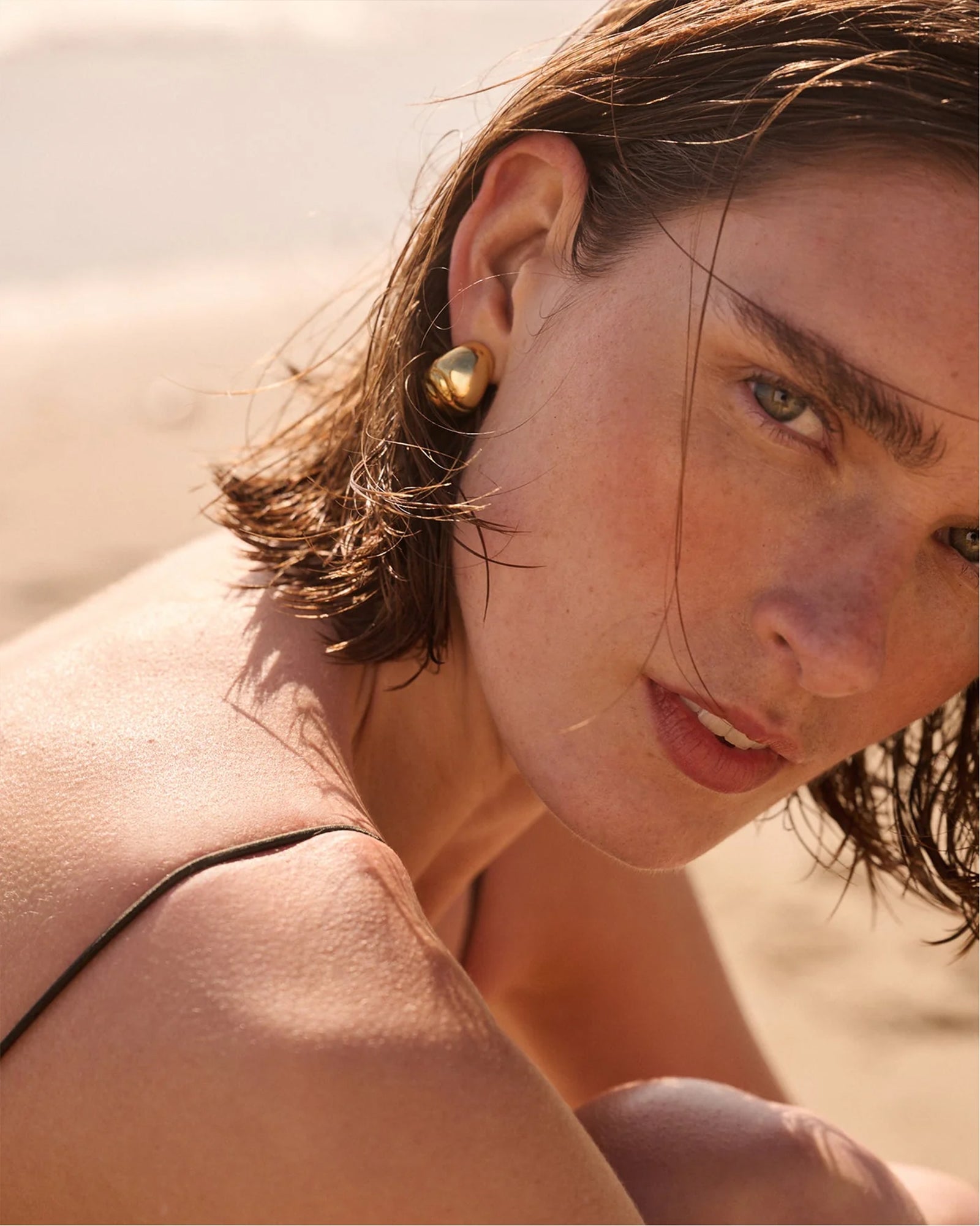 Jenny Bird-Nelle Hoops-Earrings-Blue Ruby Jewellery-Vancouver Canada