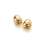 Nelle Hoops 14k Gold Dipped Brass