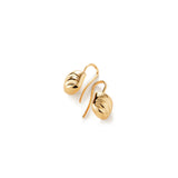 Rue Drop Earrings 14k Gold Dipped Brass