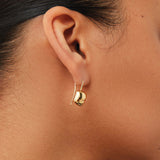 Rue Drop Earrings 14k Gold Dipped Brass