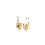 Rue Drop Earrings 14k Gold Dipped Brass