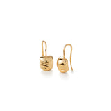 Rue Drop Earrings 14k Gold Dipped Brass