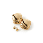 Rue Earrings 14k Gold Dipped Brass