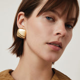 Rue Earrings 14k Gold Dipped Brass