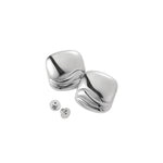 Rue Earrings Silver Dipped Brass